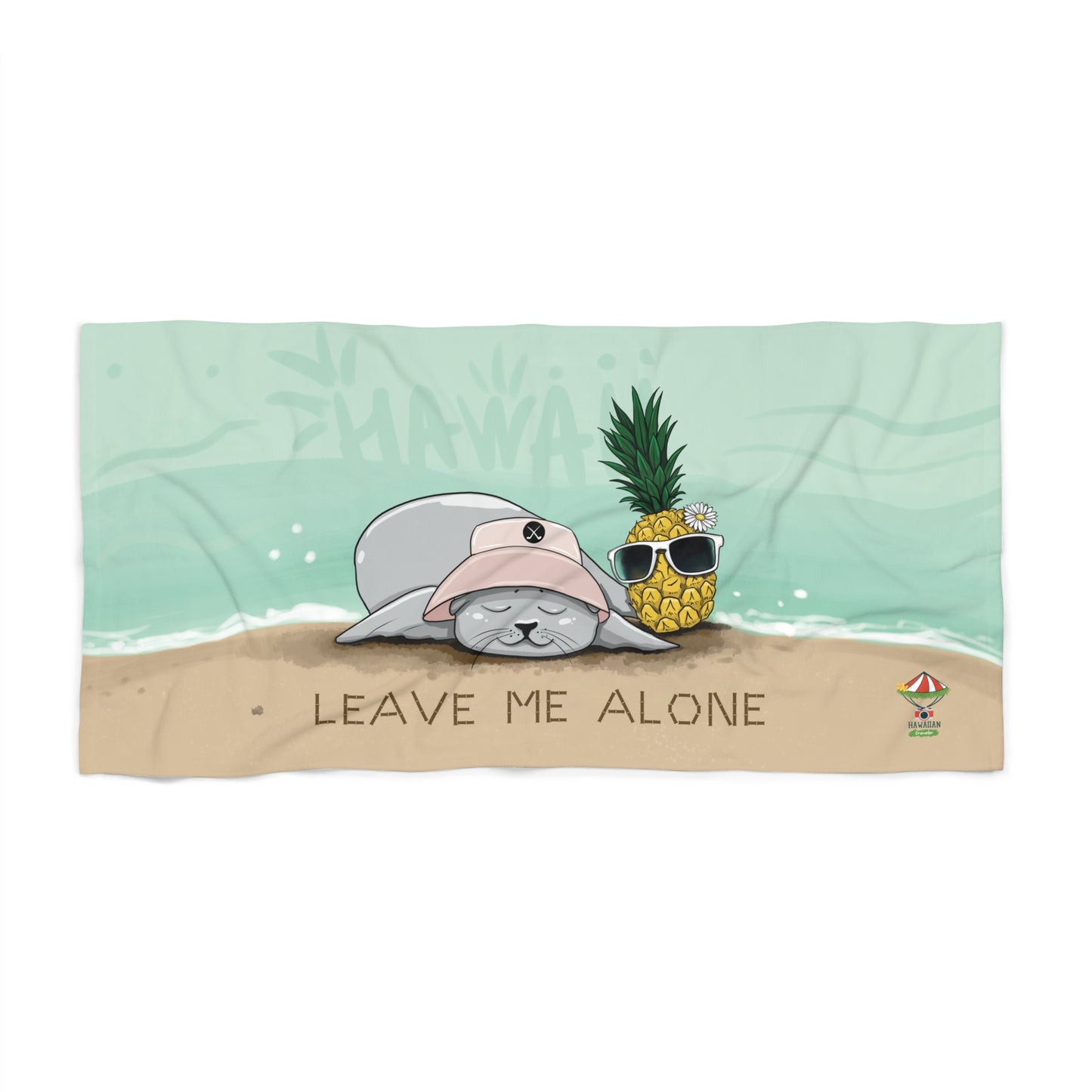 Beach Towel 30" × 60" | Leave Me Alone