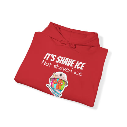 Hoodie | It's Shave Ice Not Shaved Ice