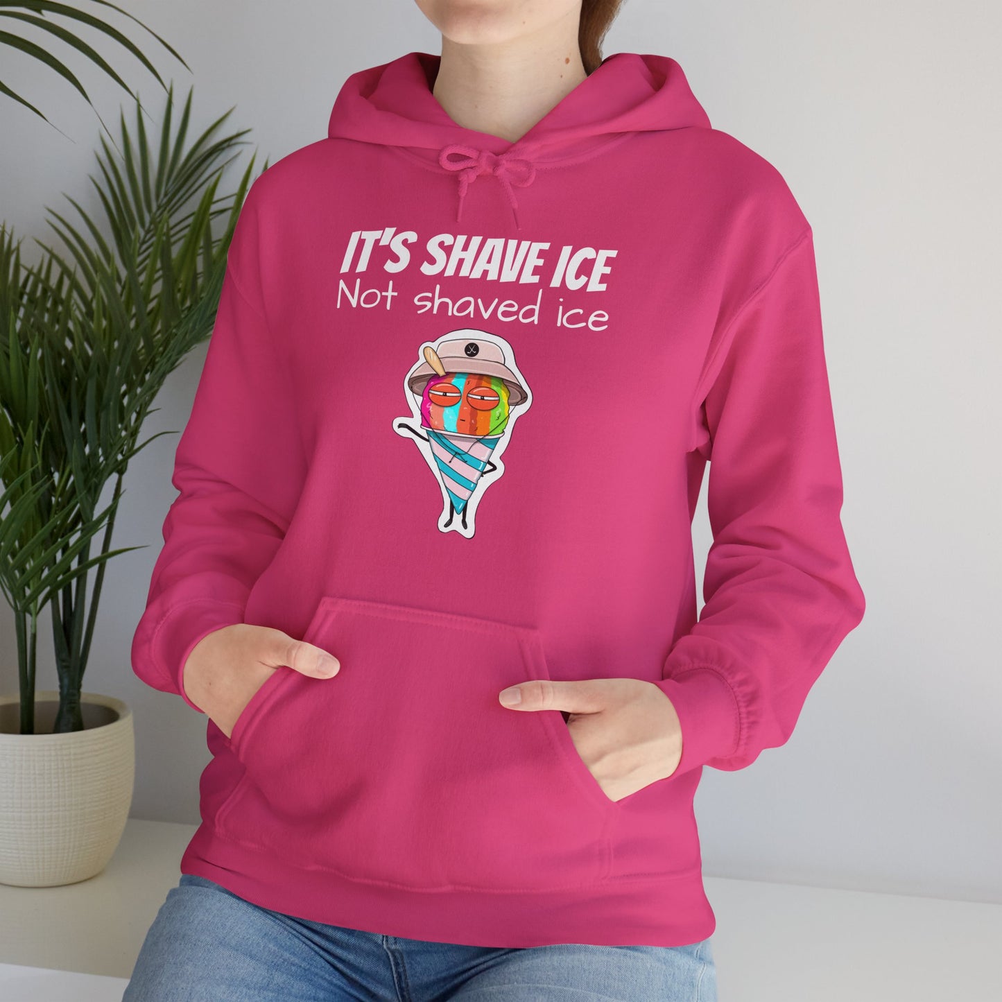 Hoodie | It's Shave Ice Not Shaved Ice