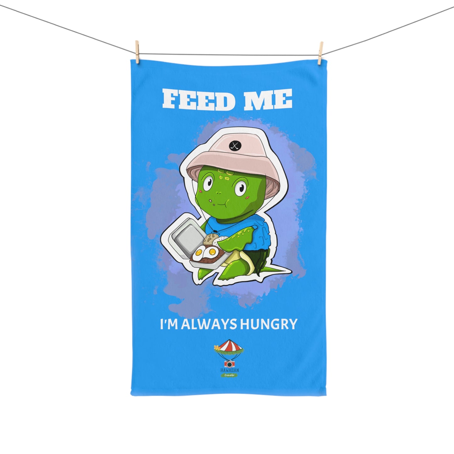 Hand Towel 16" x 28" | Feed Me I'm Always Hungry